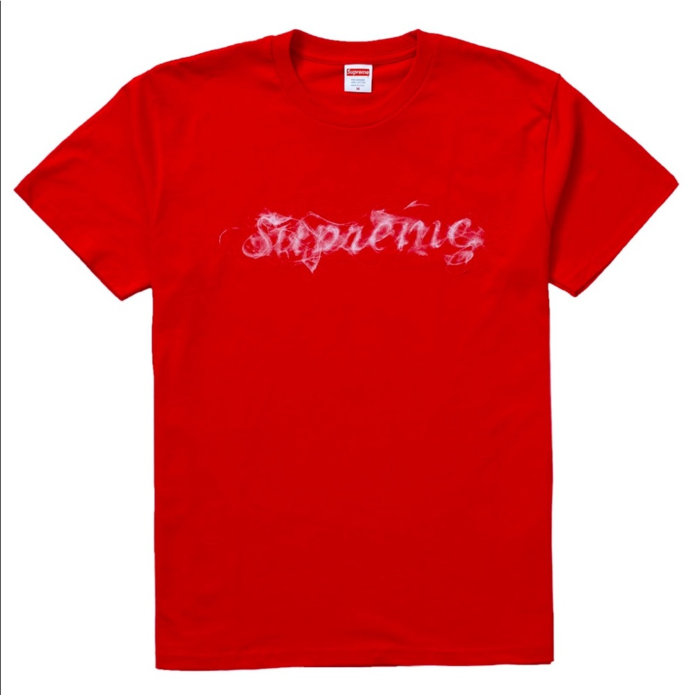 🎉 Host Pick🎉 ⭐️ Supreme Smoke Tee (Red) ⭐️